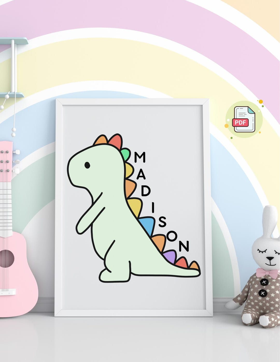 Dinosaur Name Printable - Etsy