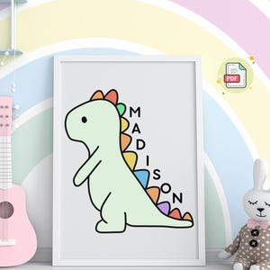Dinosaur Name Printable - Etsy