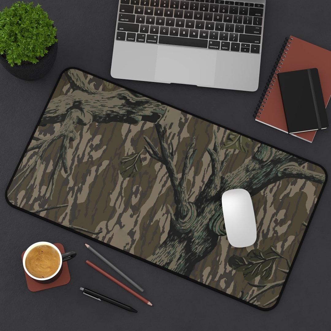 Camo Desk Mat With Real Hunter Camo Etsy