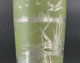 Engraved Duck Pond Tumbler | Hunting Gift, 20oz Insulated