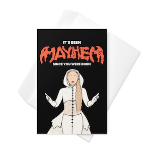 Carte d'anniversaire Lady Gaga - Mayhem Gaga - Cartes pop - Anniversaire - Born this way - Lady Gaga Mayhem