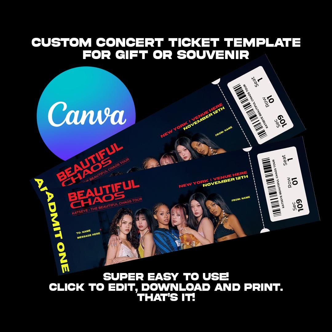 katseye-beautiful-chaos-tour-2025-editable-download-ticket-template-for