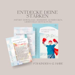 Mindfulness for children, personal development for children, strengthening self-confidence, PDF children's self-esteem, affirmations, coaching book for children