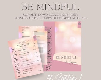 Selbstliebe, Inneres Wachstum, PDF, Coaching E-Book, Affirmationen, Selbstreflexion, Ziele setzen, Dankbarkeitstagebuch, Mindset Journal
