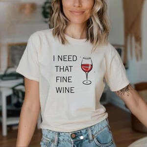 Wine T-Shirt, Drinking Top, Funny Gift for Wine Lovers, Unique Minimalist Shirt, Red Wine Graphic Tee, Wine Party Shirt, Unisex Women&#39;s Tee