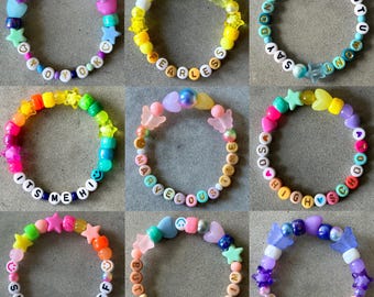 Ships Fast! FRIENDSHIP BRACELET BUNDLE Taylor Eras Tour Friendship Bracelets, Beaded Bracelets, Tradeable Bracelets, Eras Tour Bracelets