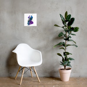 Poster Colourful Peacock Print
