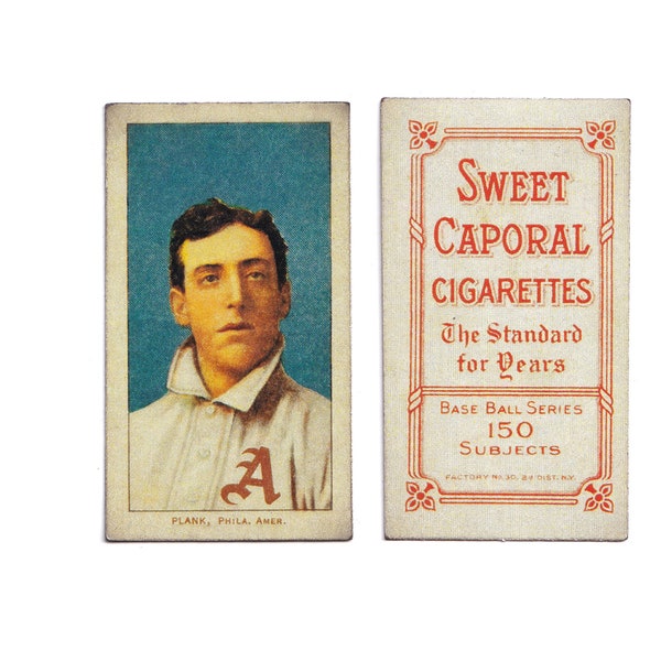 Vintage Collectible: Eddie Plank T206 Reprint - Sweet Caporal Cigarettes Baseball Card