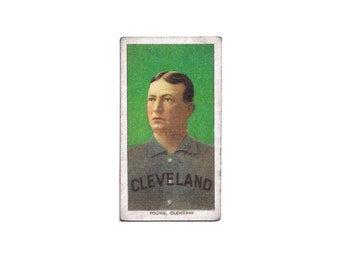 Cy Young Baseball Card - Vintage T206 Reprint - Choose Your Cigarette Brand! - Perfect Gift for Baseball Collectors!