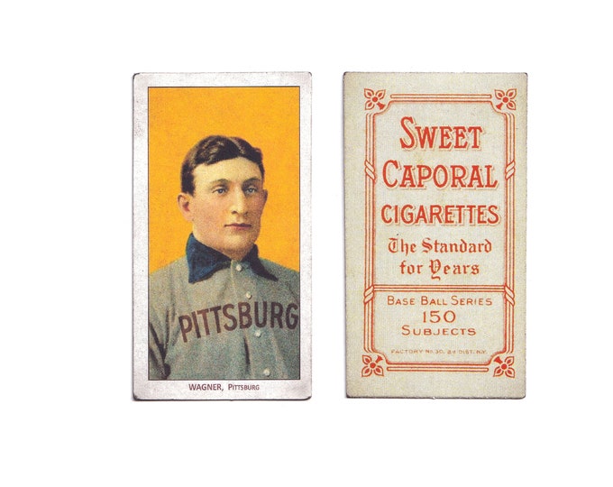thumbnail image 2 of Rare Honus Wagner Baseball Card Sells For $1.2 Million 2 of 13
