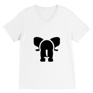 Premium Unisex T-Shirt mit V-Ausschnitt