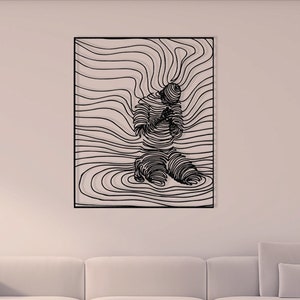 prayer man decor, 
praying hands art, 
metal wall art, 
artistic decor, 
line art,
home design, 
abstract lines art, 
metal sign, 
handmade gifts, 
interior design, 
gift father, 
room decoration,
ramadan decor,