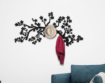 Coat Rack Wall Rack Metal Wall Hook Tree Branch Hanger Coat Hanger Tree Hanger Key Hanger Wall Hanger Towel Rack Towel Hook Coat Hook