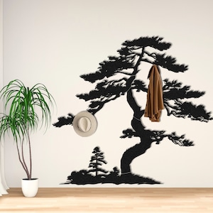 Perchero de gancho, regalo navideño, perchero grande para árbol, perchero extragrande, perchero de pared de metal, perchero de pared de metal, perchero moderno