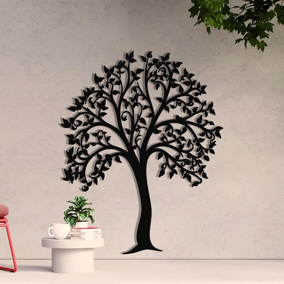 Tree Of Life Decor Metal Wall Art Tree Decor Extra Large Metal Tree Decor Natural Tree Decoration Nature Lovers Gift Home Decor Outdoor