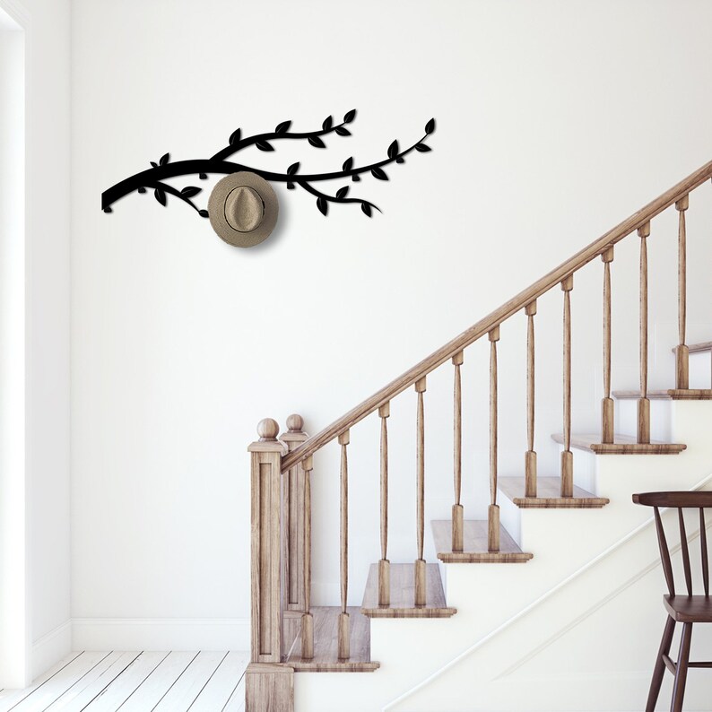 Metal Coat Rack Door Sign Welcome Home Art Clothing Rack Coat Hanger ...