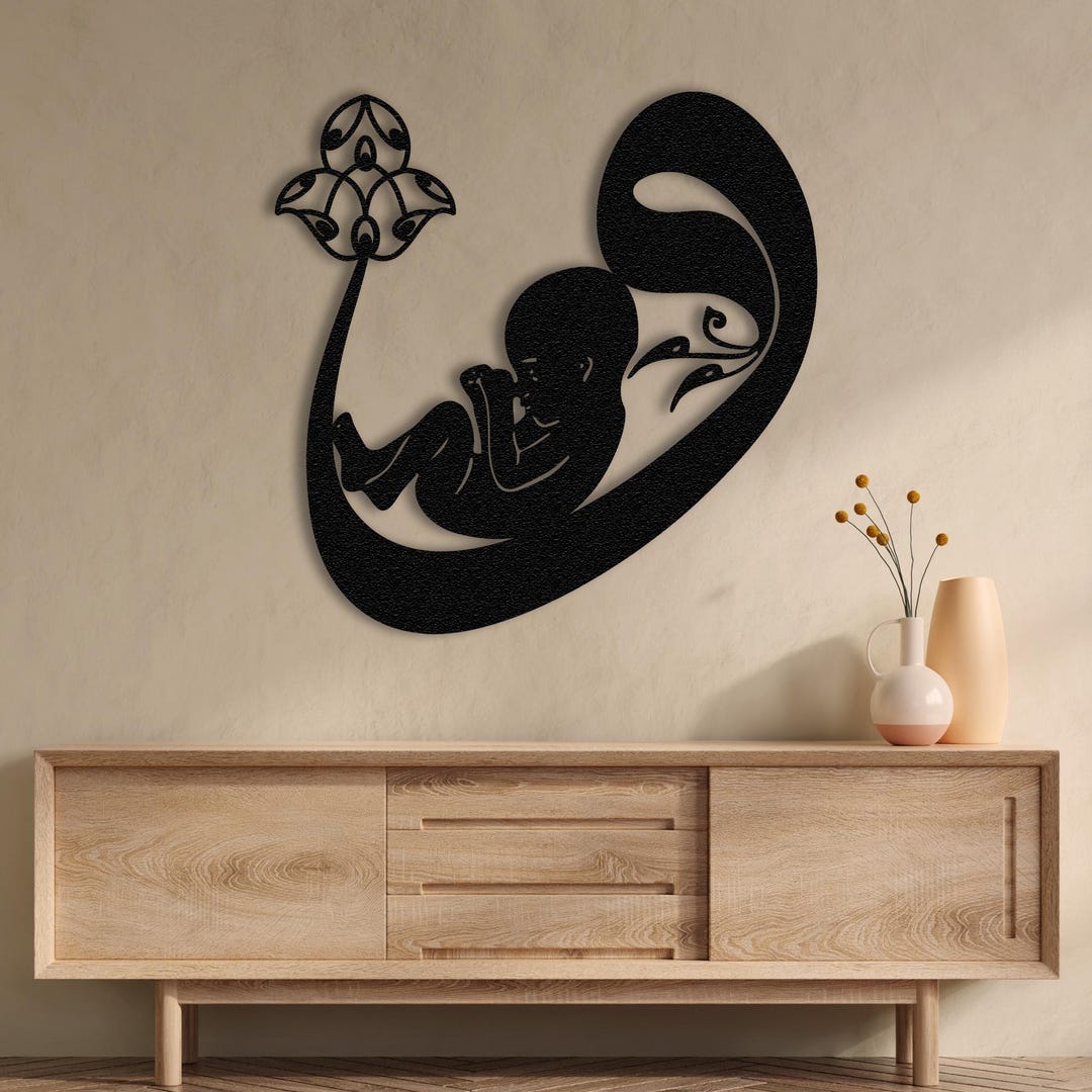 Islamic Wall Art Vav Sign Islamic Wisdom Islamic Gifts Metal Art Home ...