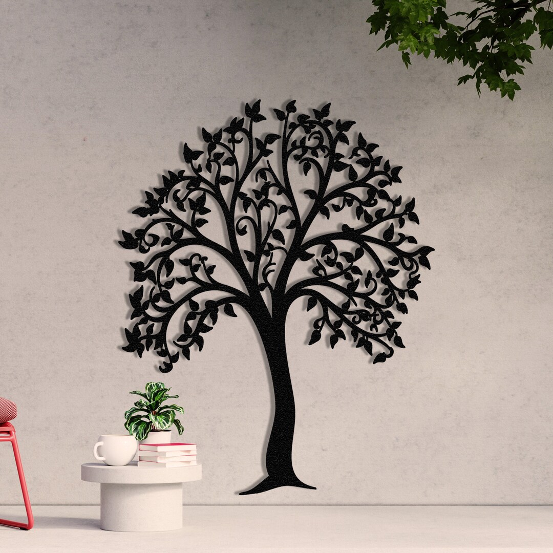 Tree of Life Decor Metal Wall Art Tree Decor Extra Large Metal Tree