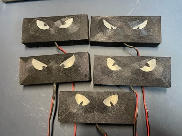 Eyes in the Bushes - DIY Halloween Project