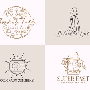 Custom Logo Design, Hand Drawn Professional Business Logo, Personal Logo Design, Custom Branding Package, Logo Maker, Logo Creation image 7