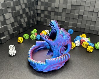 Unique Single Dragon Dice Tower for DND | Dungeons and Dragons Table Top | Fantasy Gaming Dice Roller | D&D Accessory | Dragon Tower