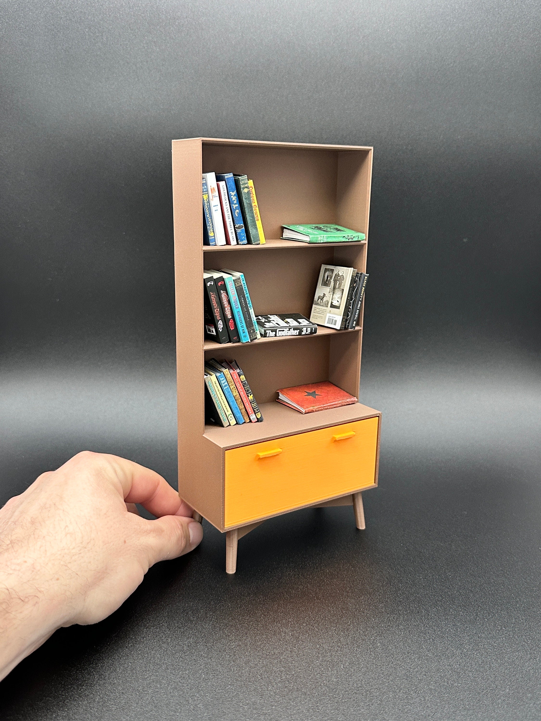 Mid Century Bookcase - Etsy