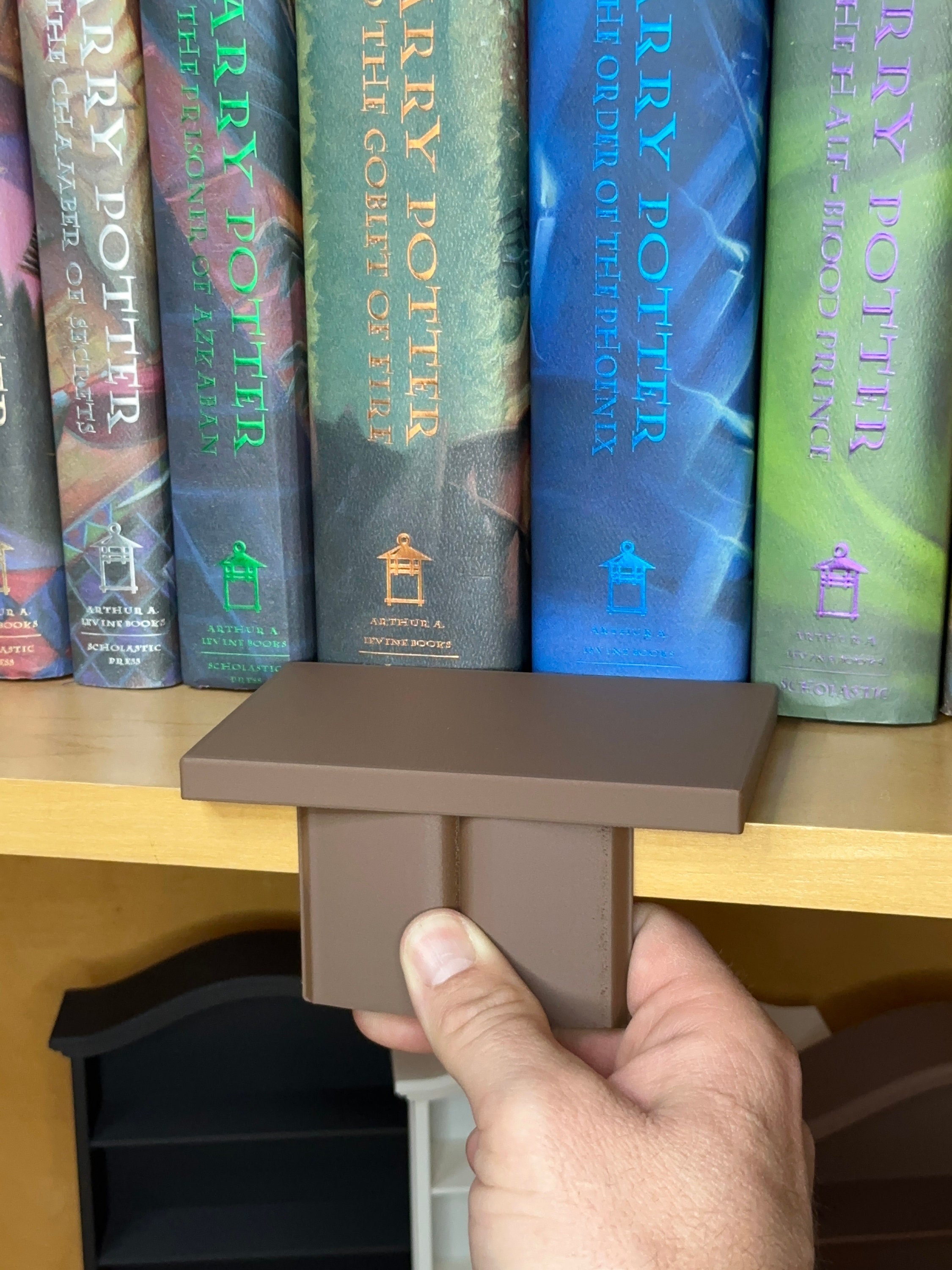 Book Shelf Gadget / Book Alignment Tool / Book Pusher / Anxiety Shelf Organization