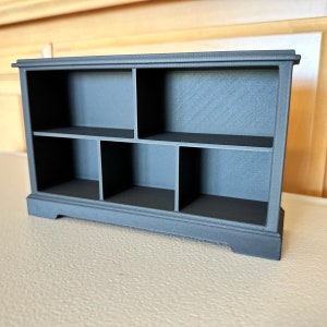 2 Shelf Low Mini Bookshelf / Mini Brands Books / Mini Books / Bookcase / Miniatures / Doll House Furniture