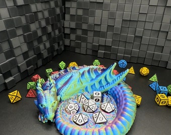 Unique Dragon Nest Dice Guardian for DND | Dungeons and Dragons Table Top | Fantasy Gaming Dice Holder | D&D Accessory | Dice Dragon
