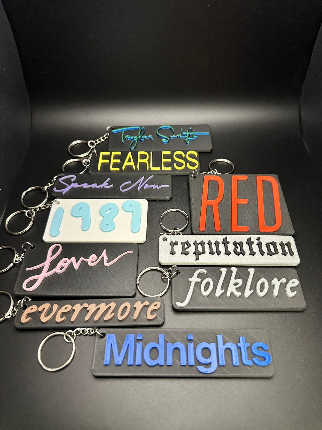 Swiftie Album Keychains / Taylor Swift / Eras Tour / Music Etsy