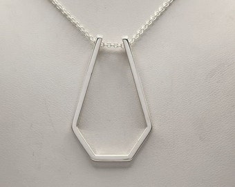 Argentium Silver Ring Catcher Ring Holder Pendant