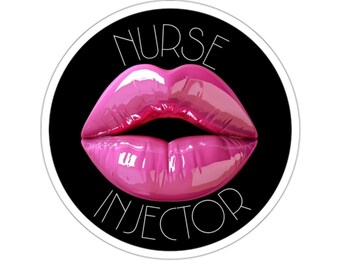 Nurse Injector Sticker, Med Spa, Med Spa Sticker, Med Spa Gift, Medical, Beauty, Lips, Lip Boss, Skin Boss, NP, RN