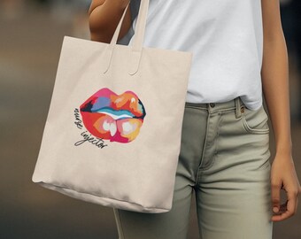Cotton Canvas Tote Bag, Nurse Injector, Lip Boss, NP, RN, Med Spa, Med Spa Gift, Gift Bag