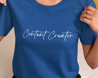 Content Creator T Shirt, Social Media, Influencer, Social Media Influencer,