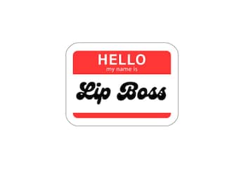 Hello my name is...sticker