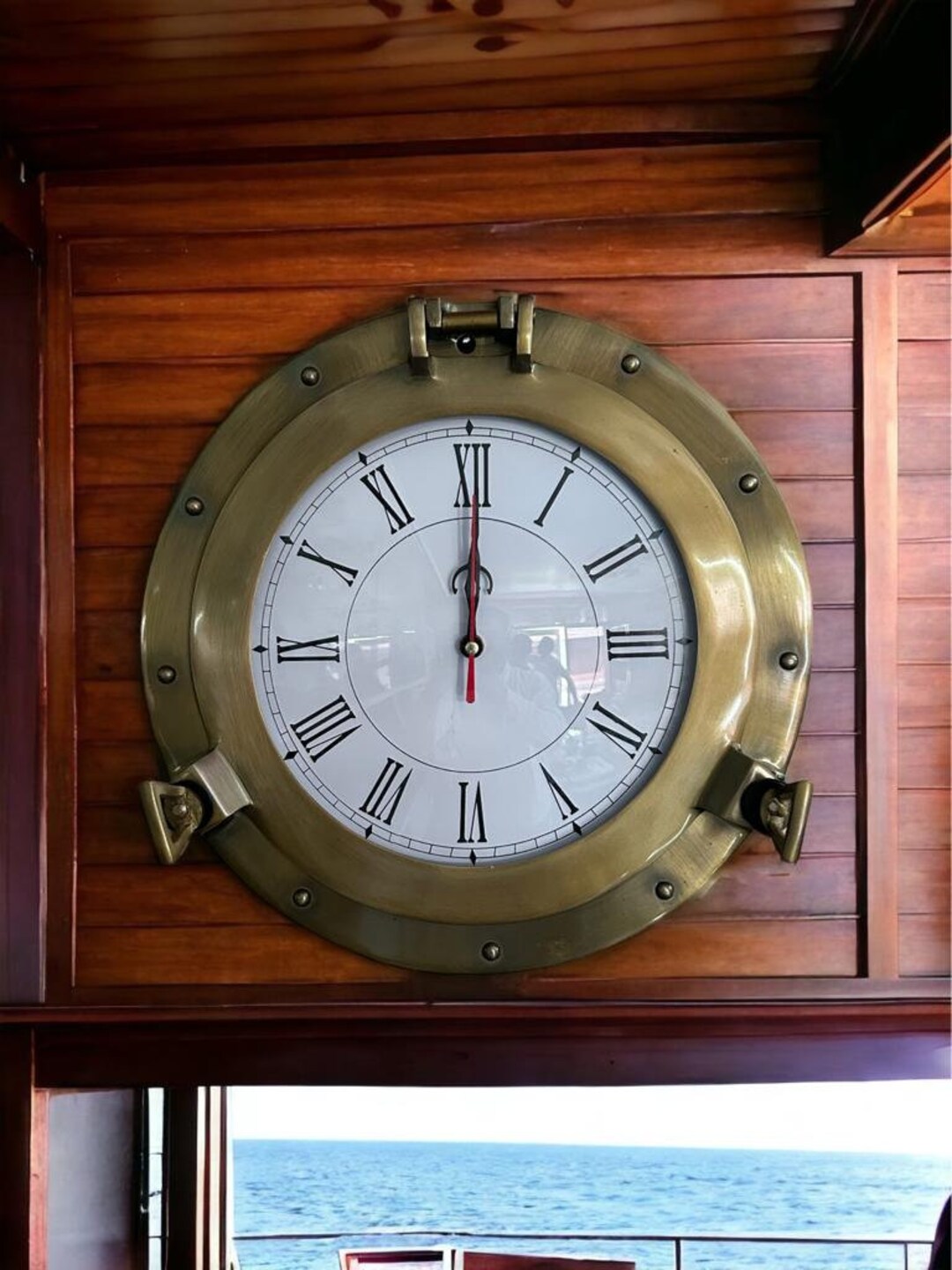 Brass Porthole Clock, Porthole Clock for Home and Decor Etsy