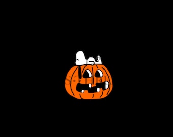 Snoopy pumpkin svg halloween svg spooky svg