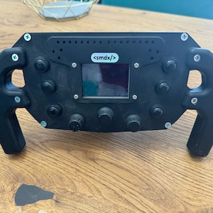 Steering Wheel simracing print 3d F1/F2/F3/F4 with display - DIY