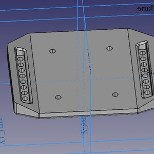 3D File Thrustmaster T818 (T 818) cockpit mount plate