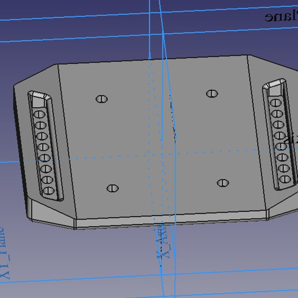 Fichier 3D Plaque de montage pour cockpit Thrustmaster T818 (T 818)