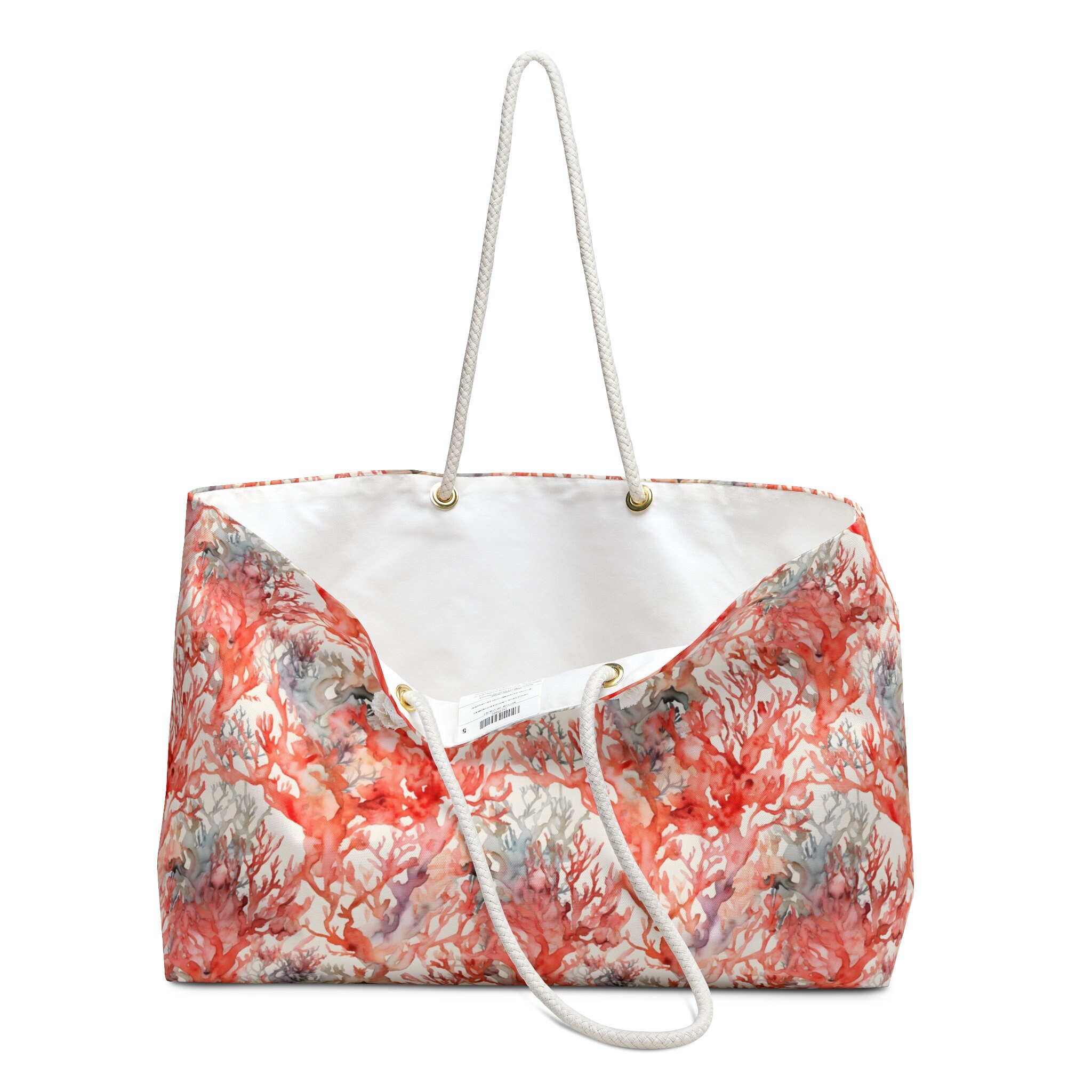 Floral Weekender Bag - Stylish Travel Tote with Daisy Design