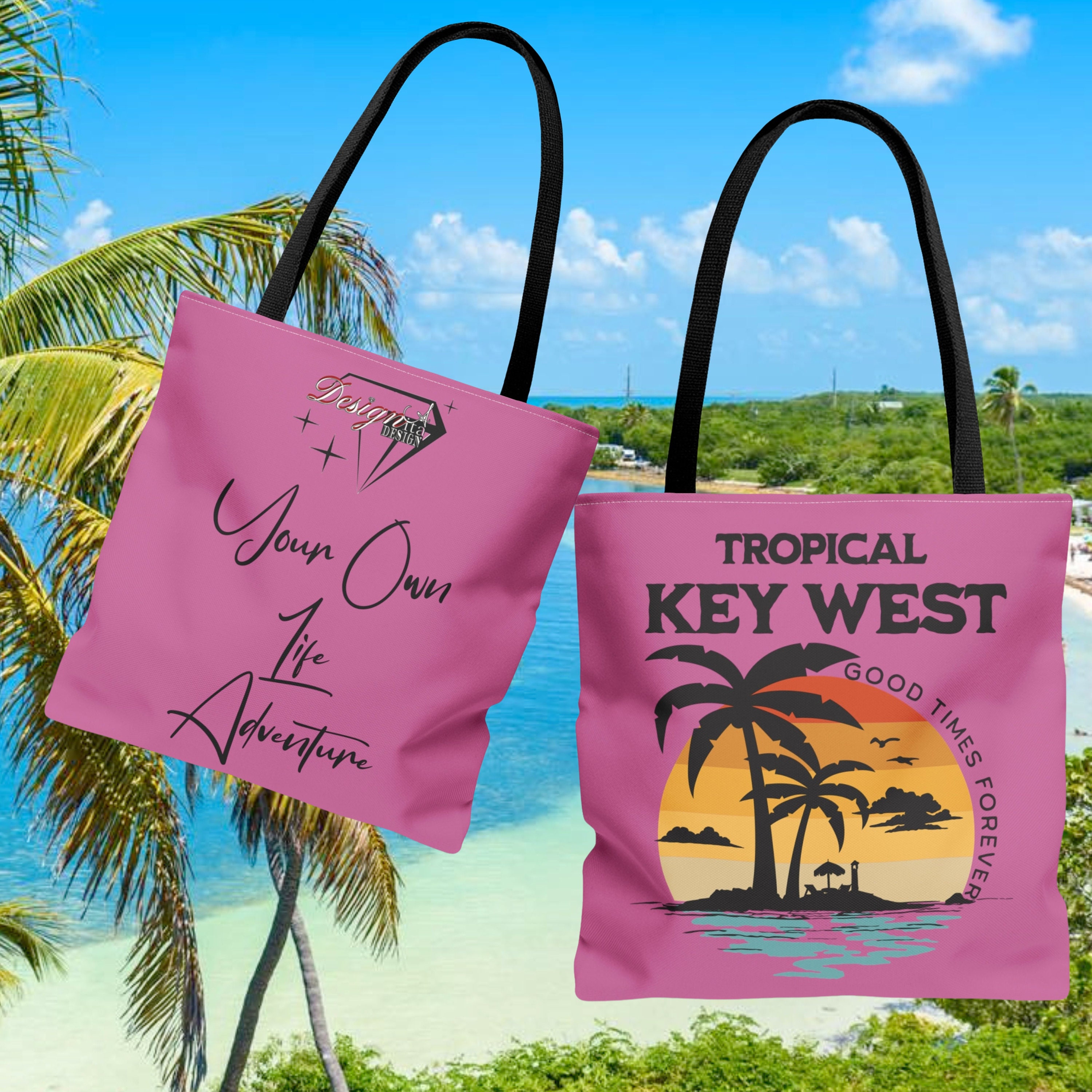 Tropical tote bags Etsy