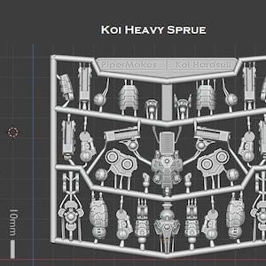 Sprue di kitbash: tuta rigida Koi