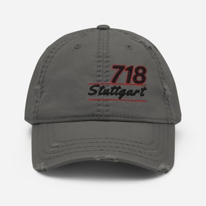 718 BOXSTER CAYMAN Classic Distressed Baseball Cap Hat
