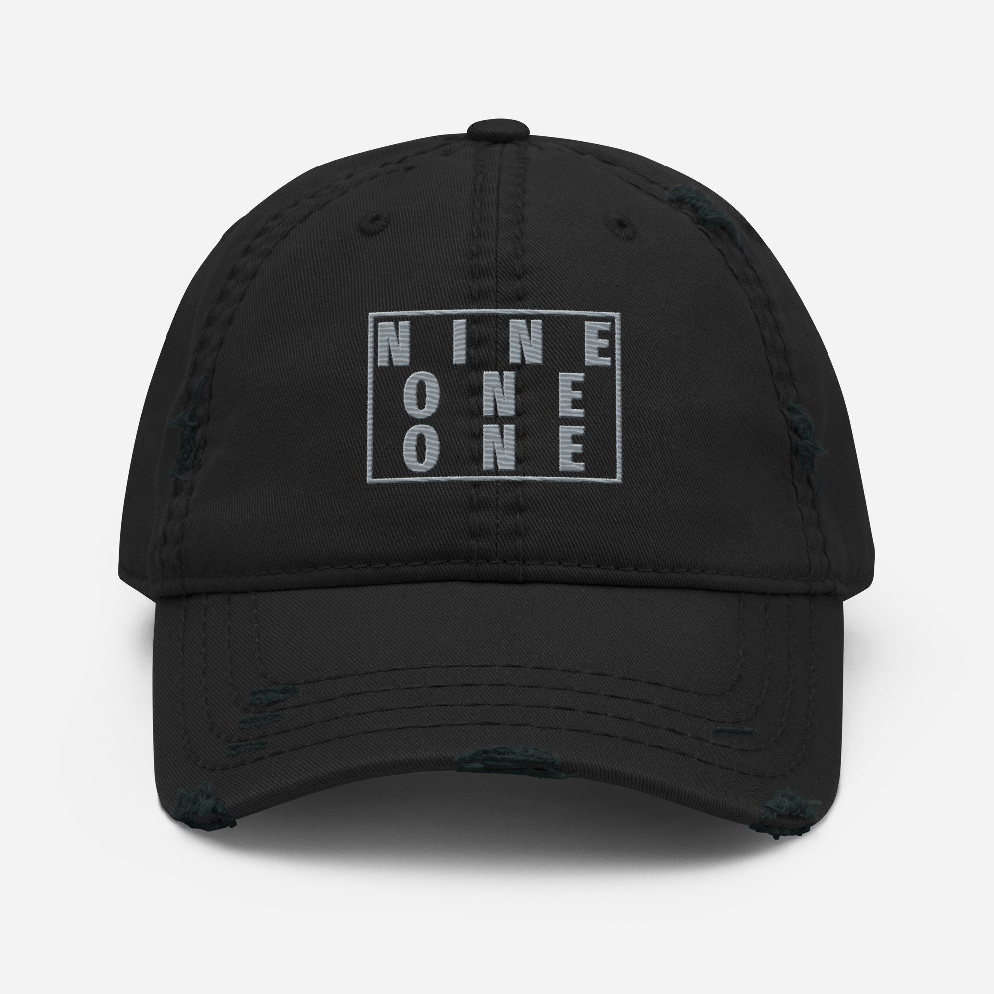 911 Nine One One Distressed Baseball Cap Hat - Etsy