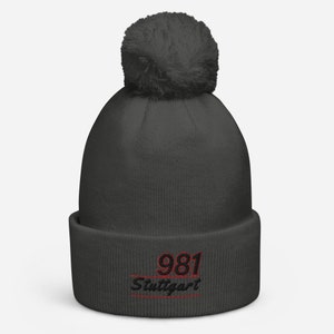 981 BOXSTER CAYMAN Classic Pom Pom Beanie Hat