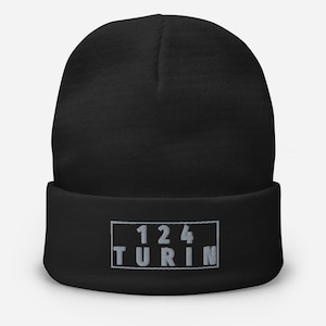 FIAT ABARTH 124 TURIN Knit Beanie Hat