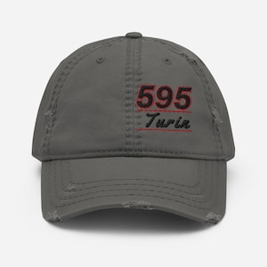 595 Distressed Baseball Cap Hat