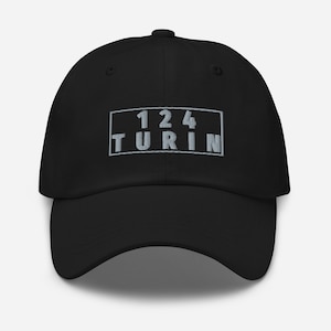 FIAT ABARTH 124 TURIN Baseball Cap Hat