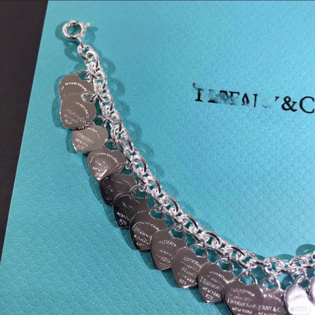 Tiffany & Co., Jewelry, Tiffanys Co Toggle Charm Bracelet